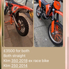 Ktm 350 and Ktm 250