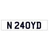 N 24OYD number plate