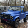 Defender 90 on richards galvanised