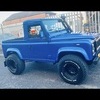 Defender 90 on richards galvanised