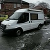 Ford transit camper van off grid