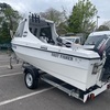 Fishing boat with trailer
