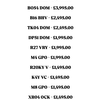 PRIVATE NUMBER PLATES