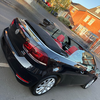 Golf convertible red leathers