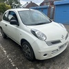 2010 Nissan micra 1.2 3Dr white