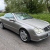 Mercedes clk320 convertible grey
