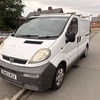 Vauxhall vivaro van ready for work