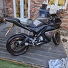 2012 yamaha yzfr125 grey/black mot