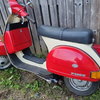 1986 vespa px 125. Standard bike